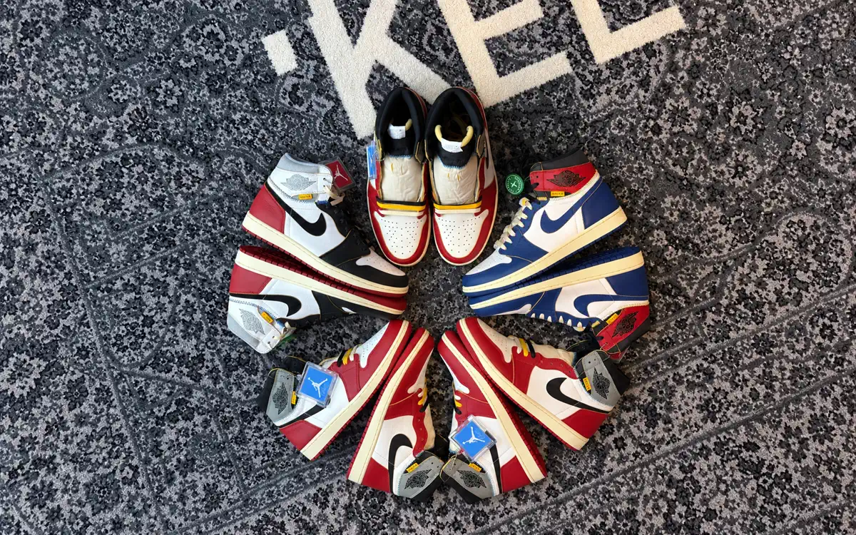 Sneaker style references arranged for wholesale sourcing